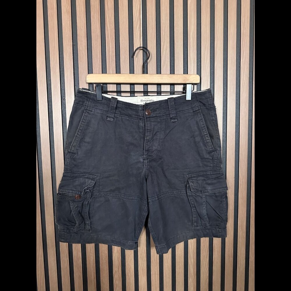 Abercrombie & Fitch Shorts 30 Mens Gray Heavyweight 7.5" Inseam
